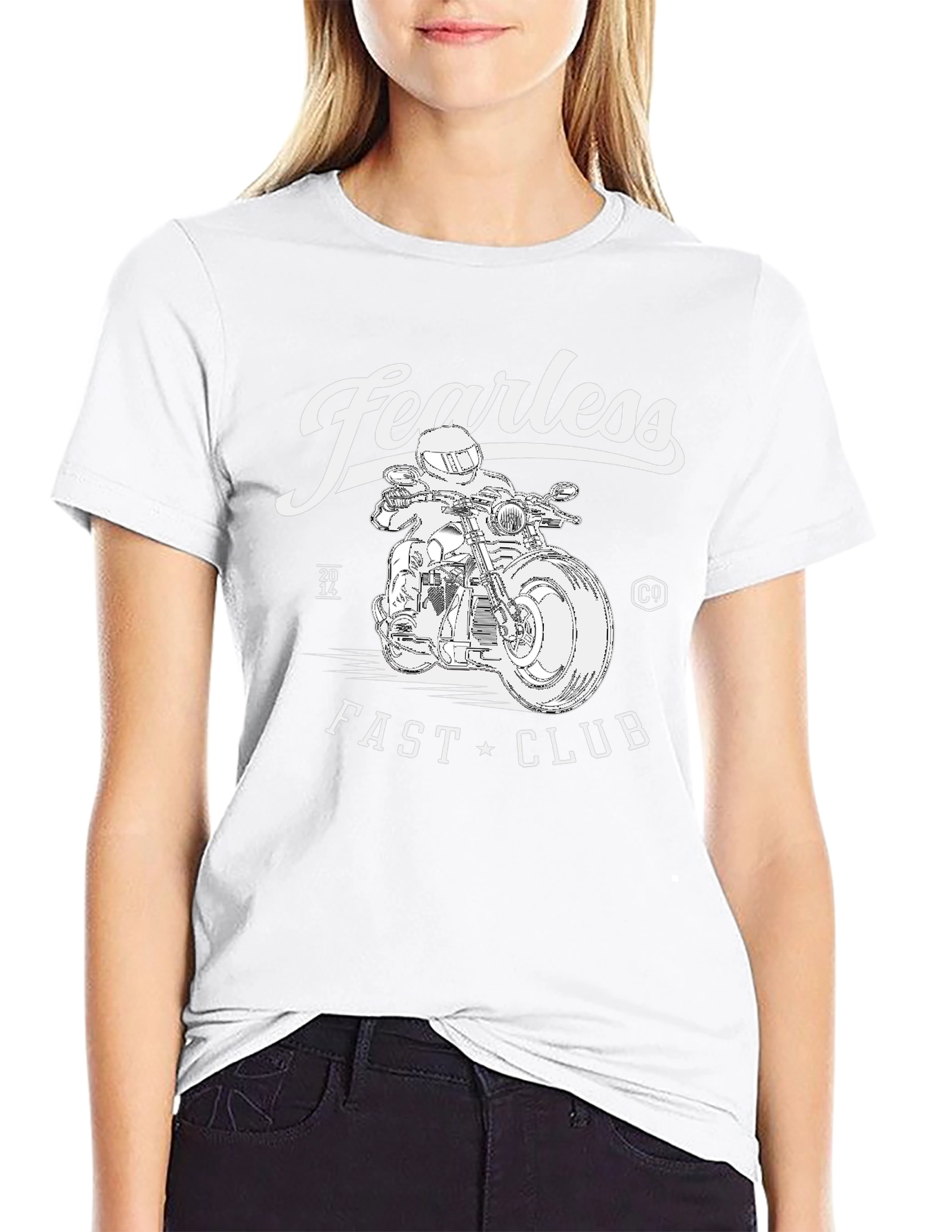 Fearless Fast Club Black Graphic T-Shirt