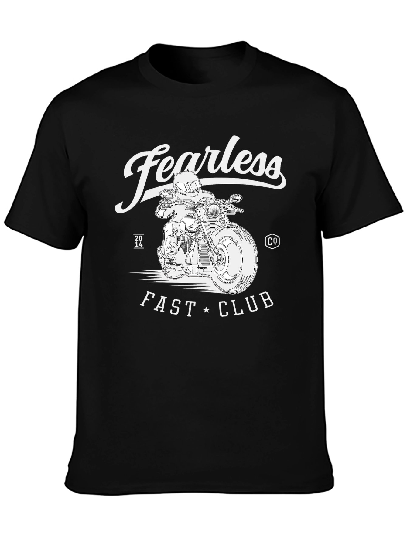 Fearless Fast Club Black Graphic T-Shirt