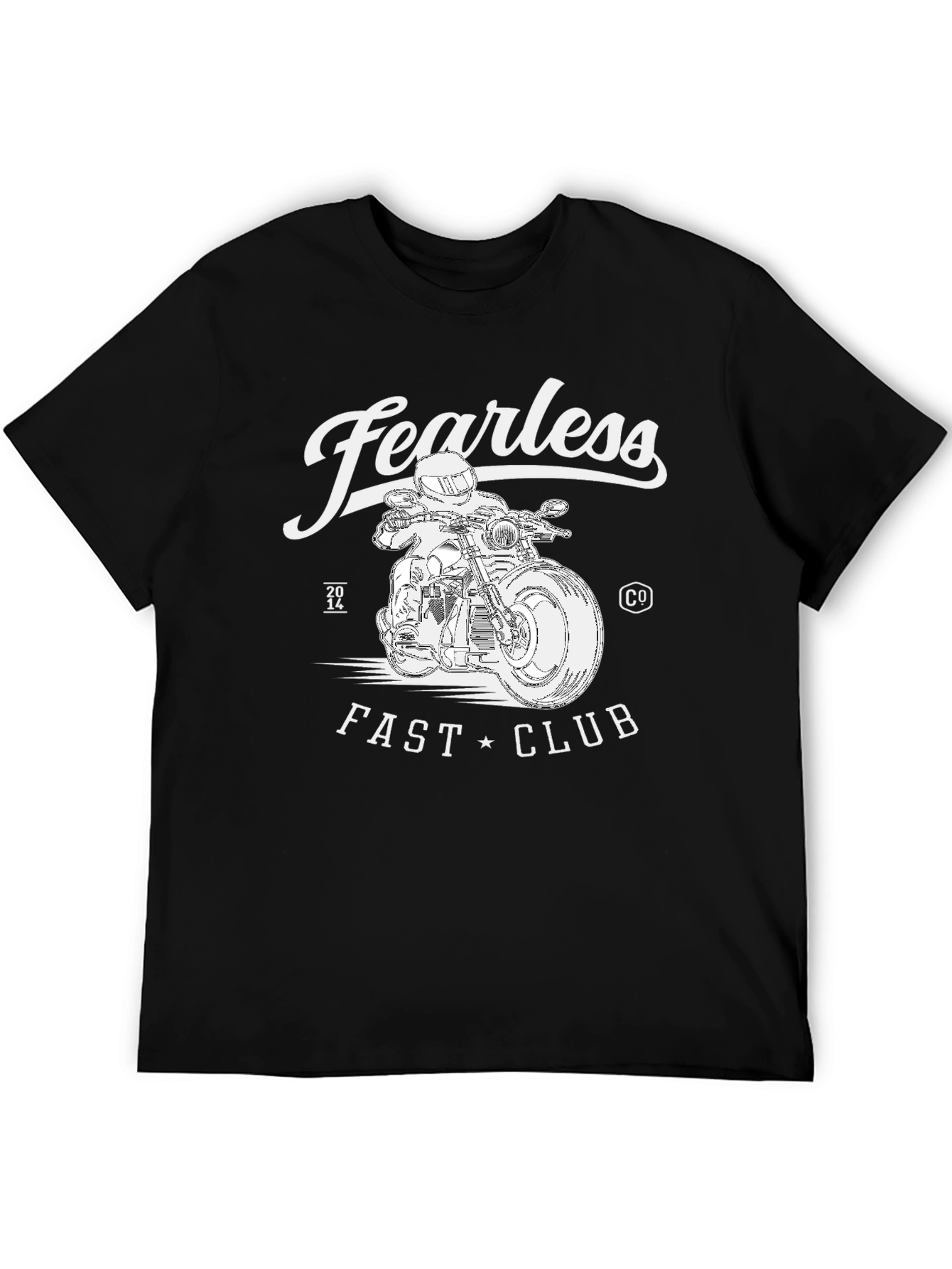 Fearless Fast Club Black Graphic T-Shirt