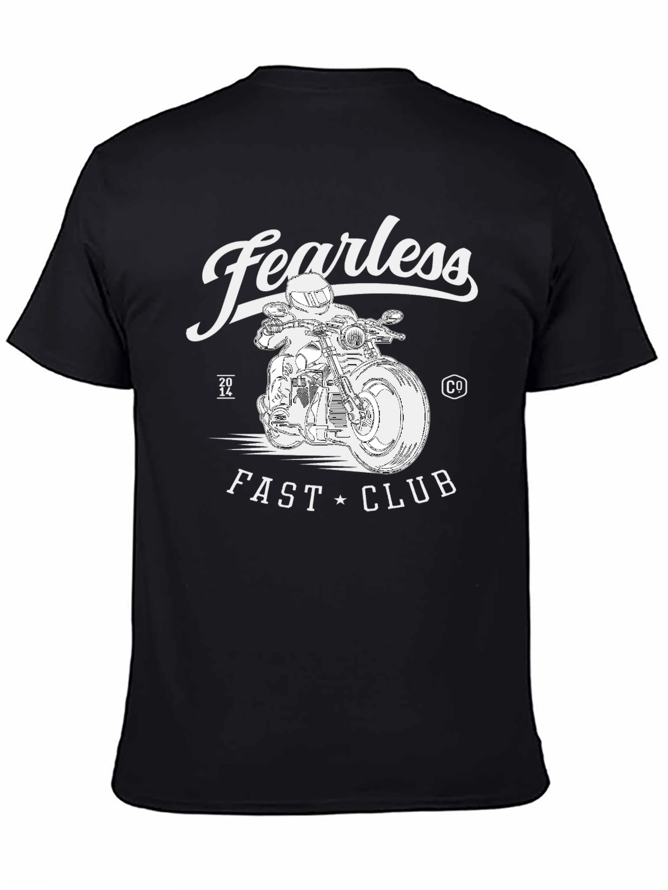 Fearless Fast Club Black Graphic T-Shirt