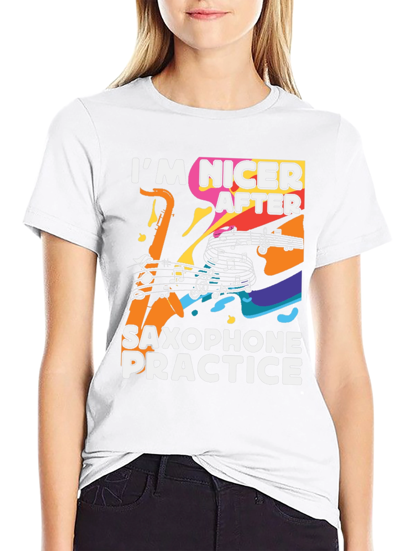 Funny Saxophone Practice T-Shirt