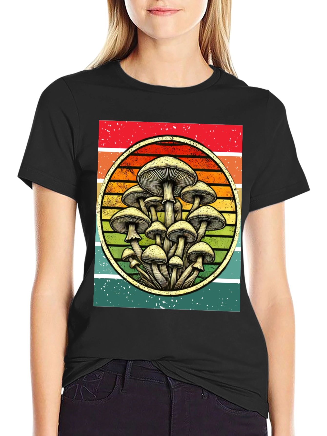 Retro Mushroom Graphic Tee