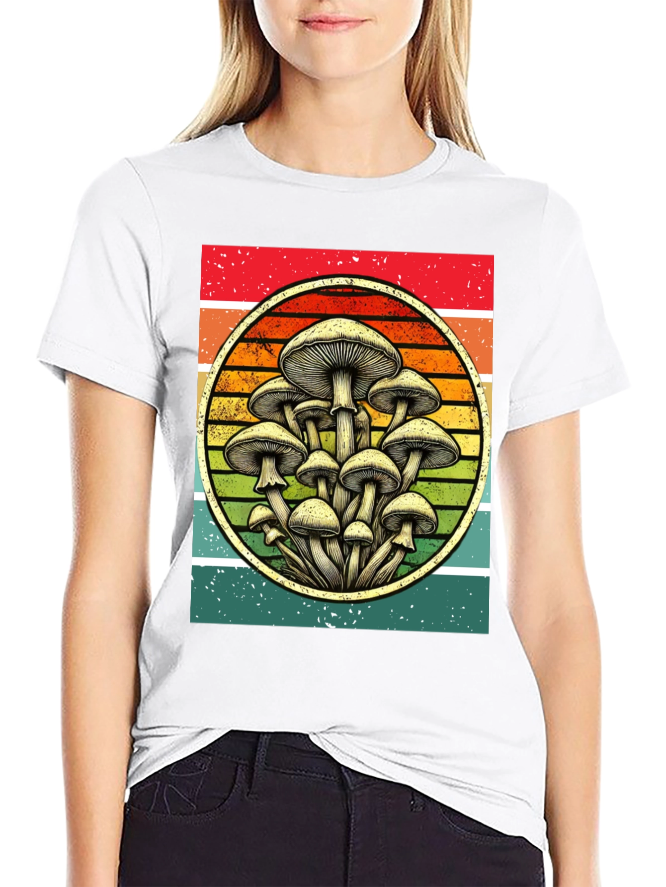 Retro Mushroom Graphic Tee