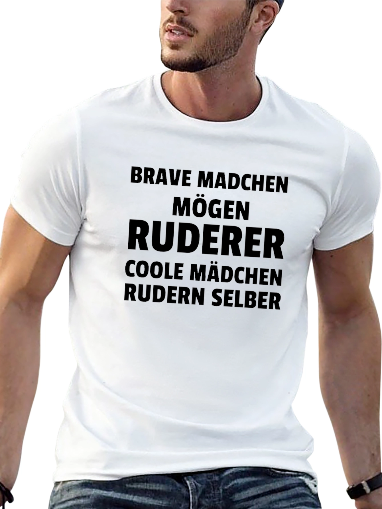 Brave Madchen Ruderer Graphic Tee