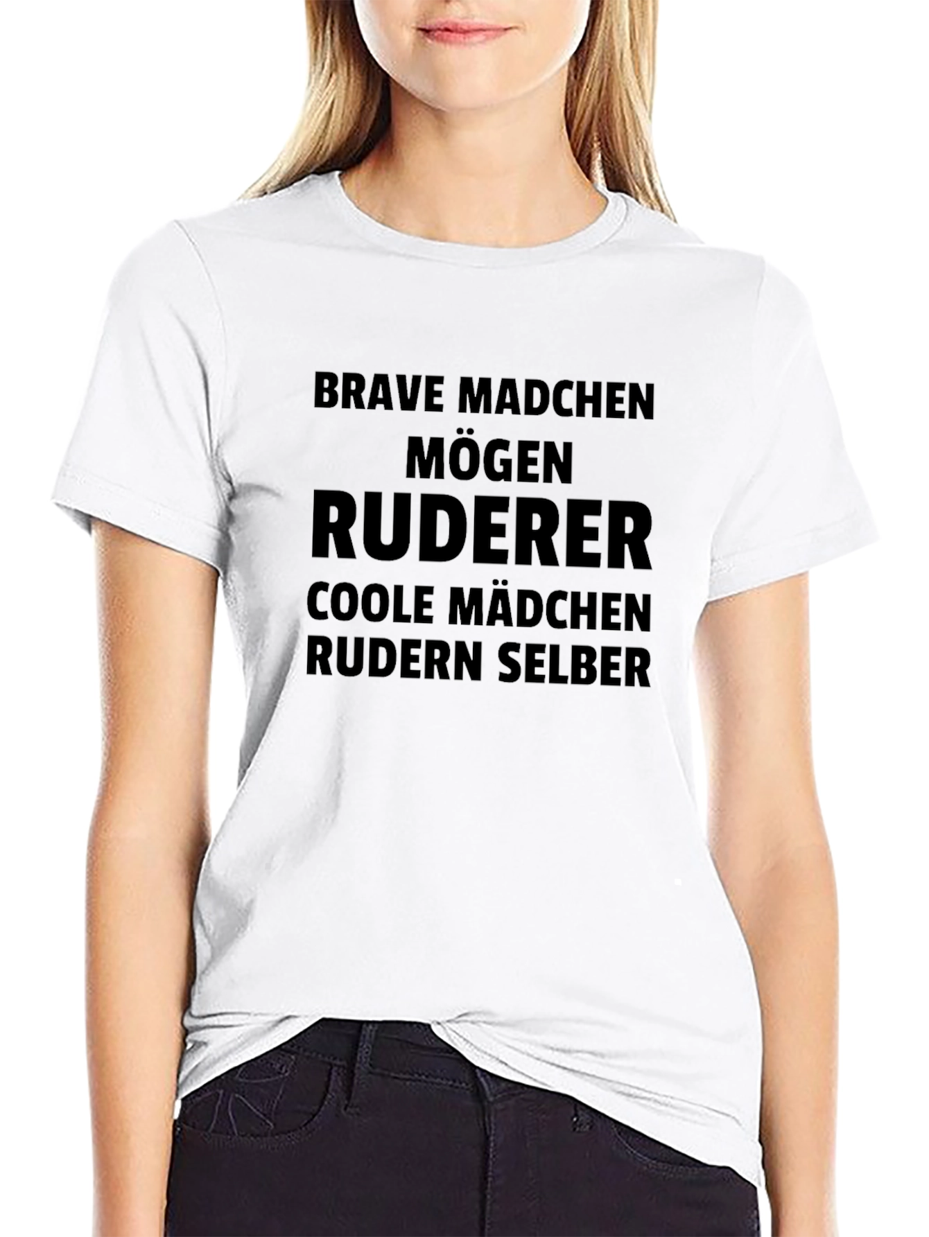 Brave Madchen Ruderer Graphic Tee