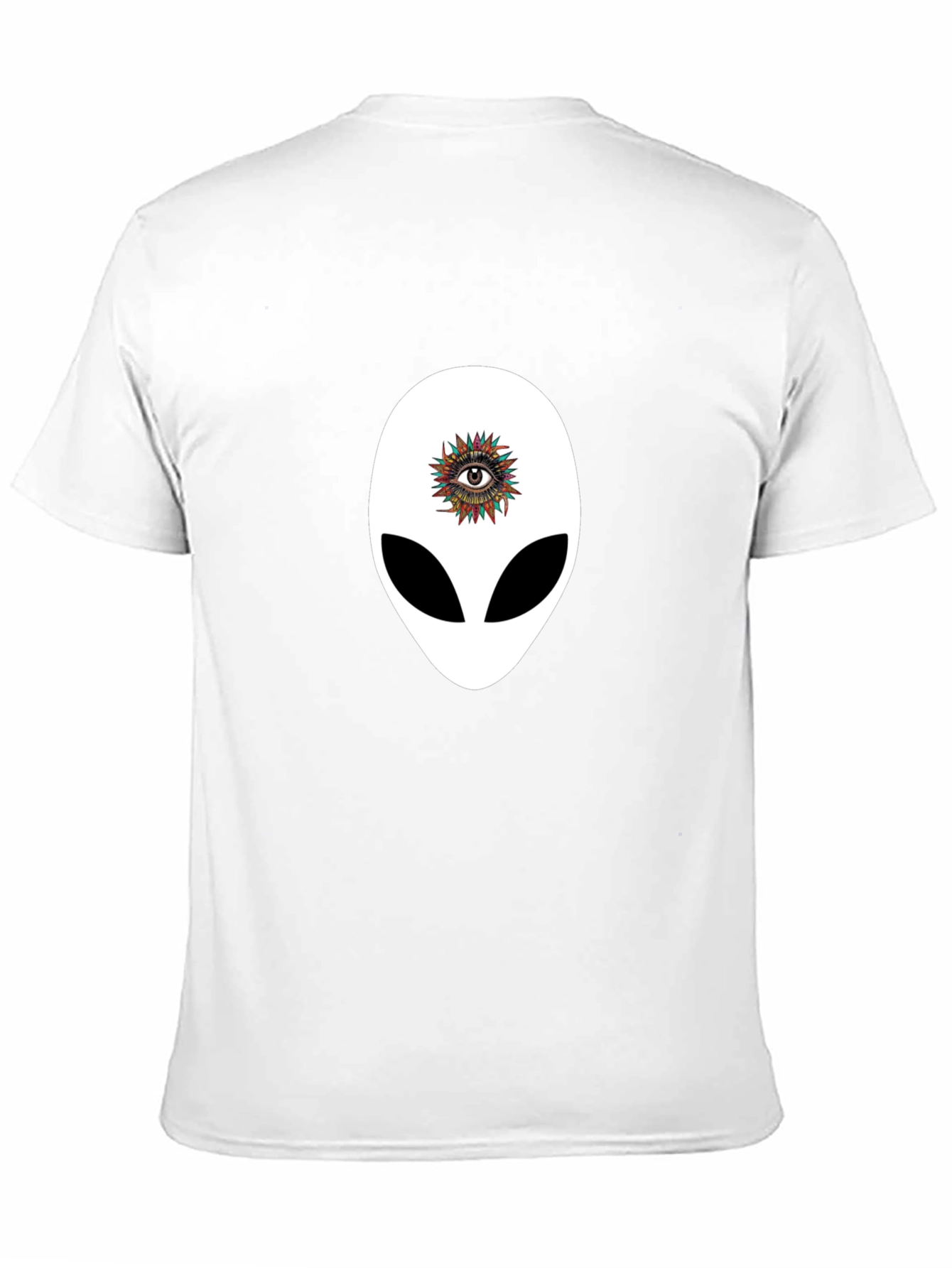 Alien Eye Graphic T-Shirt - Unique Black Tee