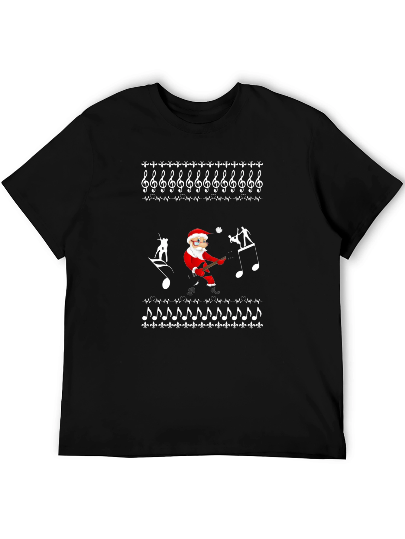 Musical Santa Holiday T-Shirt