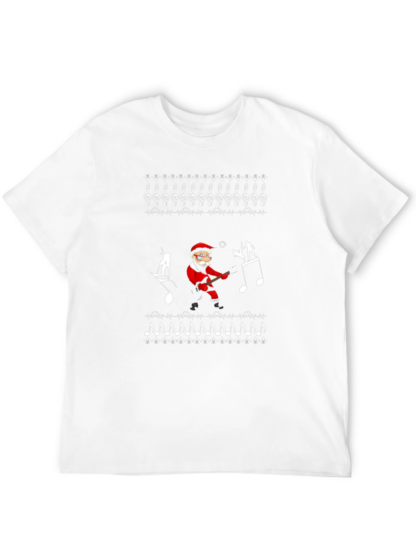 Musical Santa Holiday T-Shirt