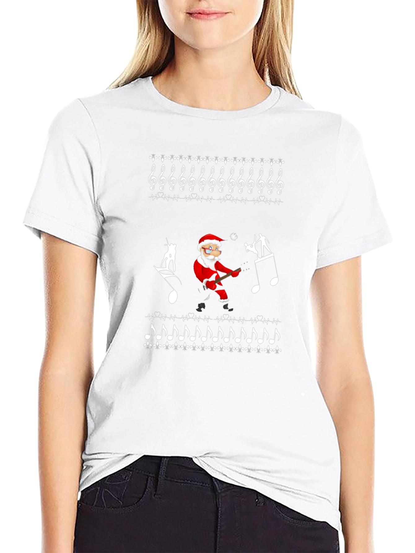 Musical Santa Holiday T-Shirt