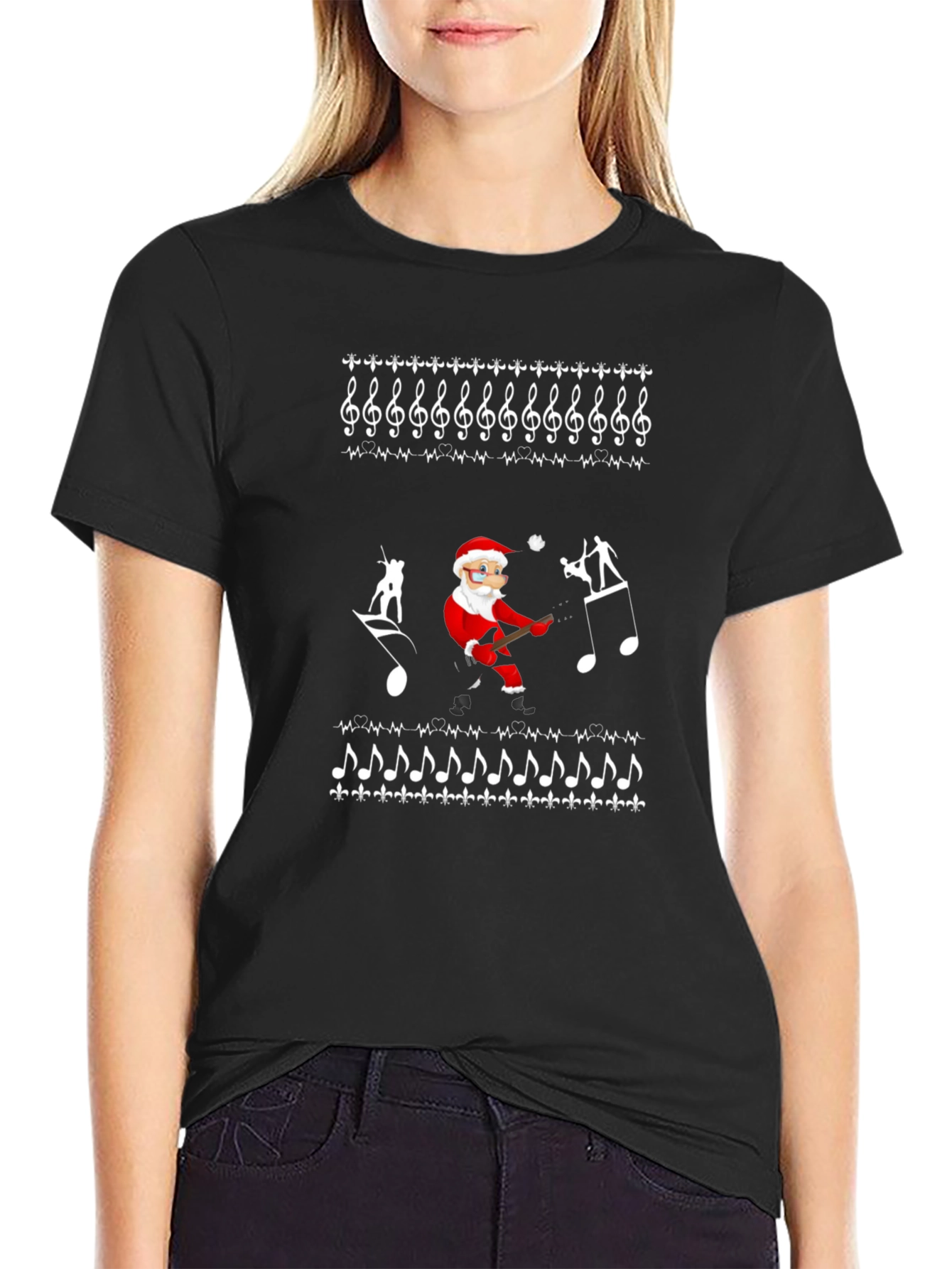 Musical Santa Holiday T-Shirt