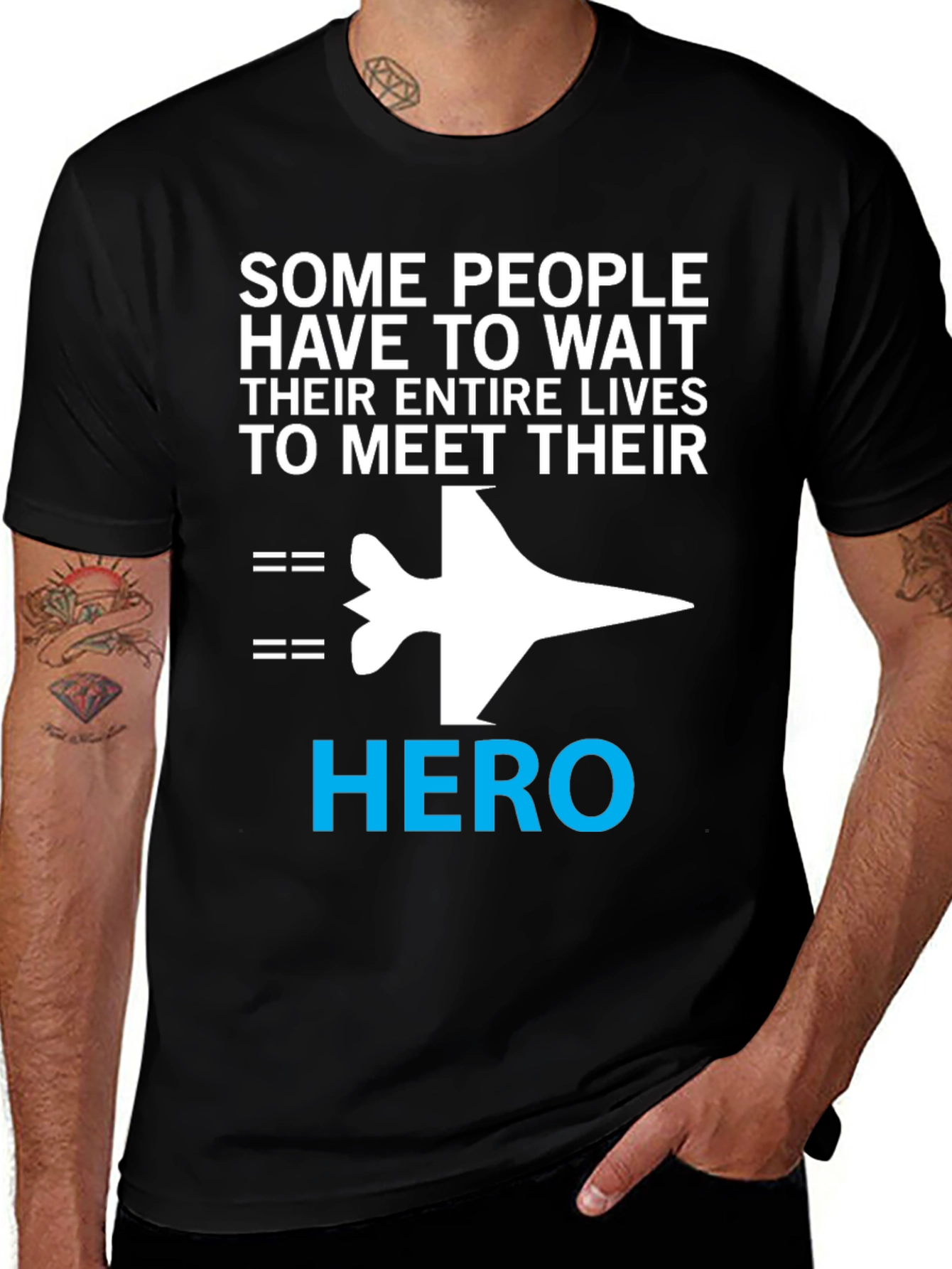 Pilot Hero T-Shirt Aviation Gift Tee
