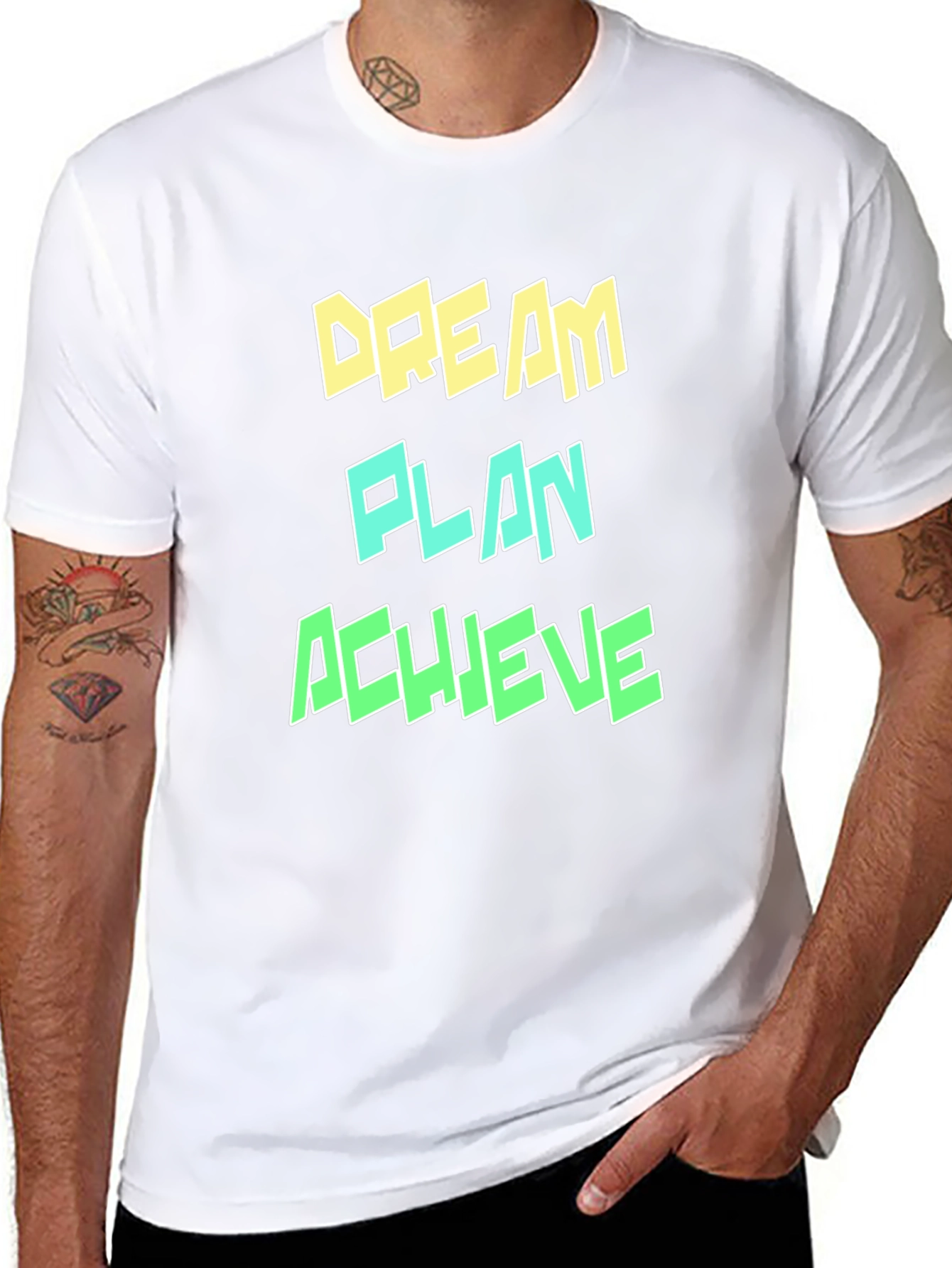Dream Plan Achieve Graphic T-Shirt