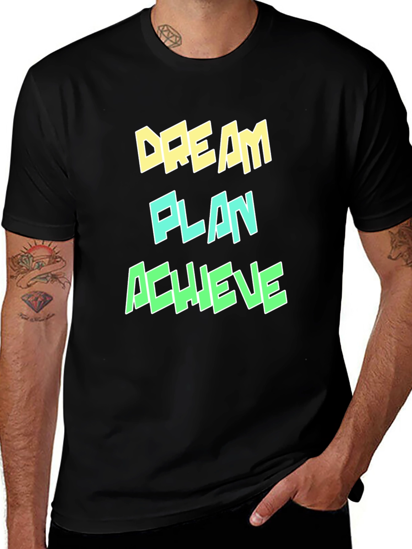 Dream Plan Achieve Graphic T-Shirt