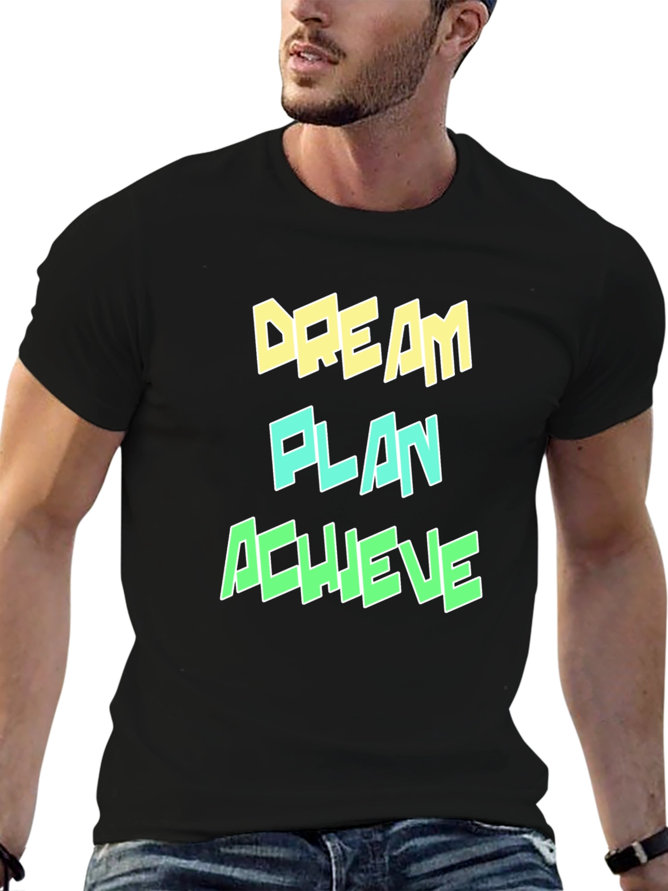 Dream Plan Achieve Graphic T-Shirt