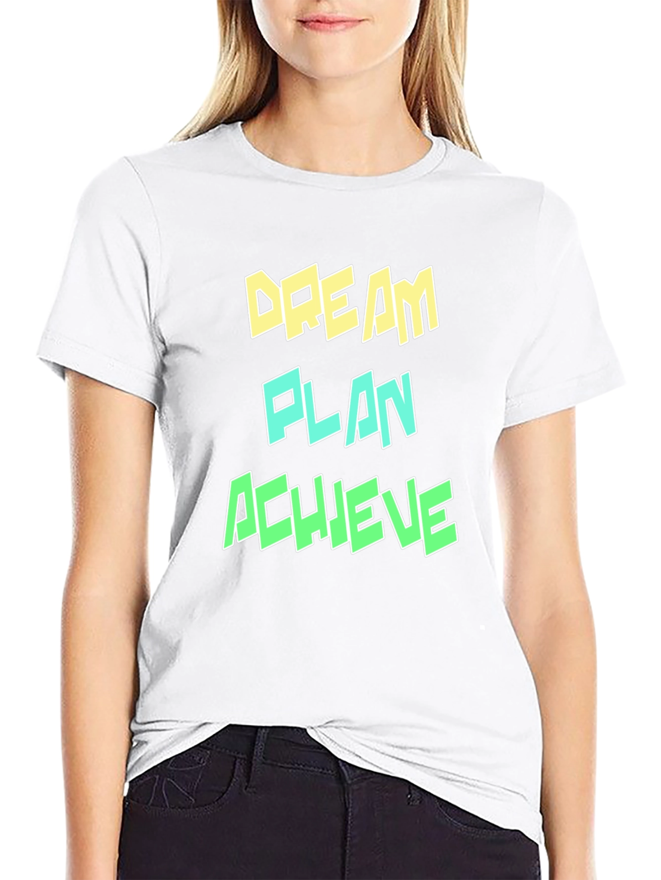 Dream Plan Achieve Graphic T-Shirt