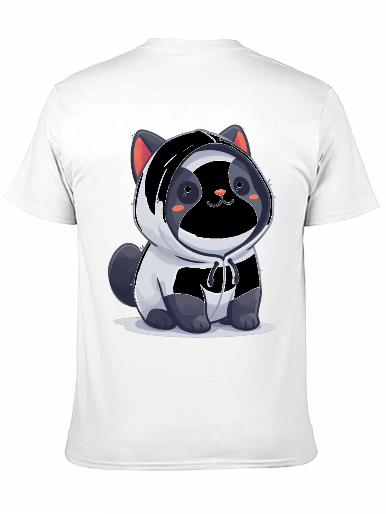 Cute Panda Cat Hoodie T-Shirt