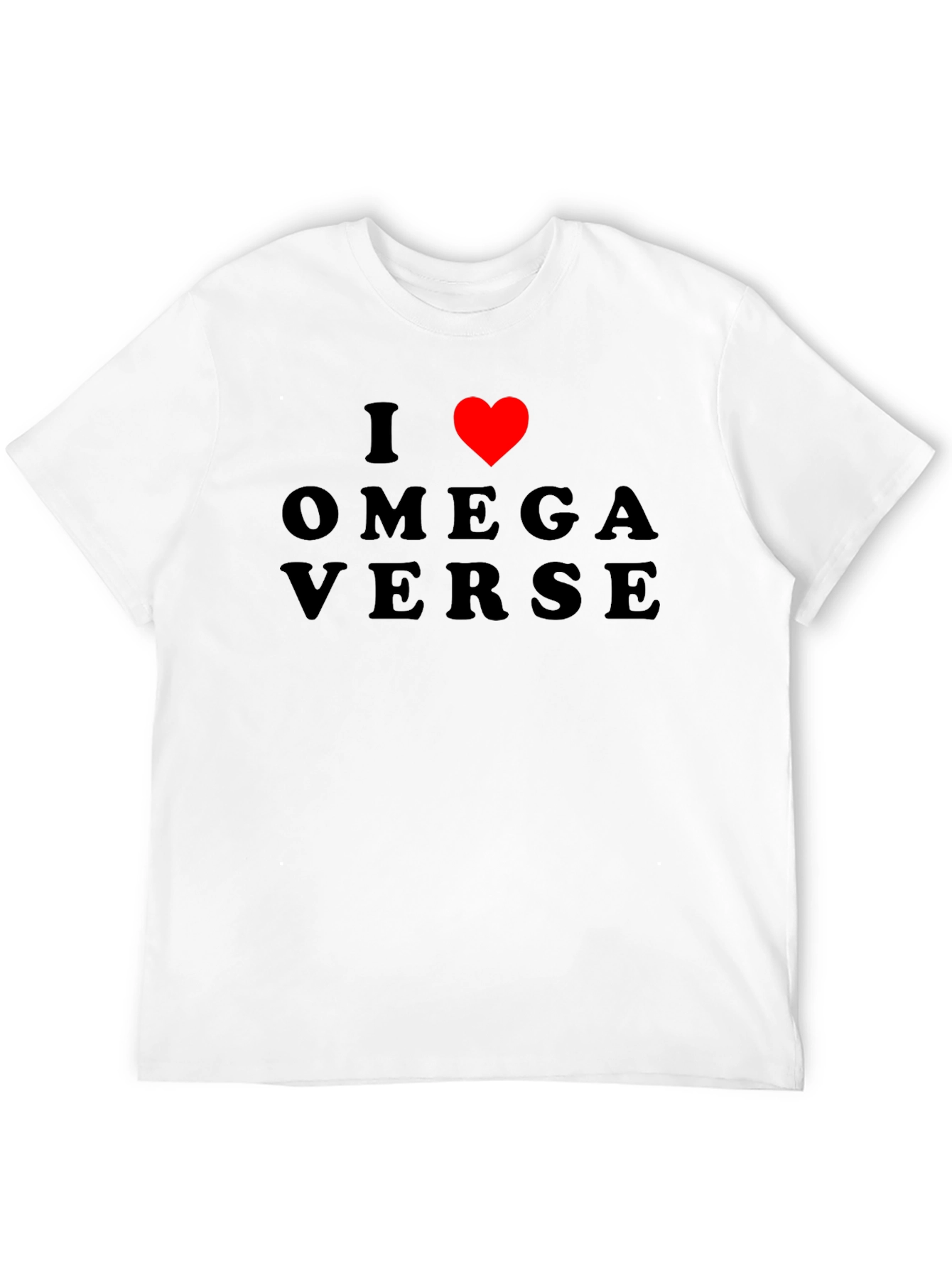 I Heart Omegaverse Graphic Tee - Black