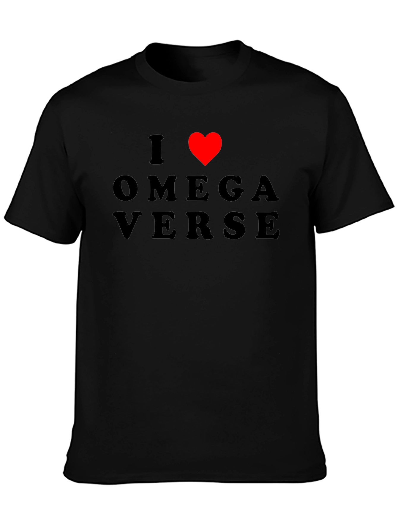 I Heart Omegaverse Graphic Tee - Black