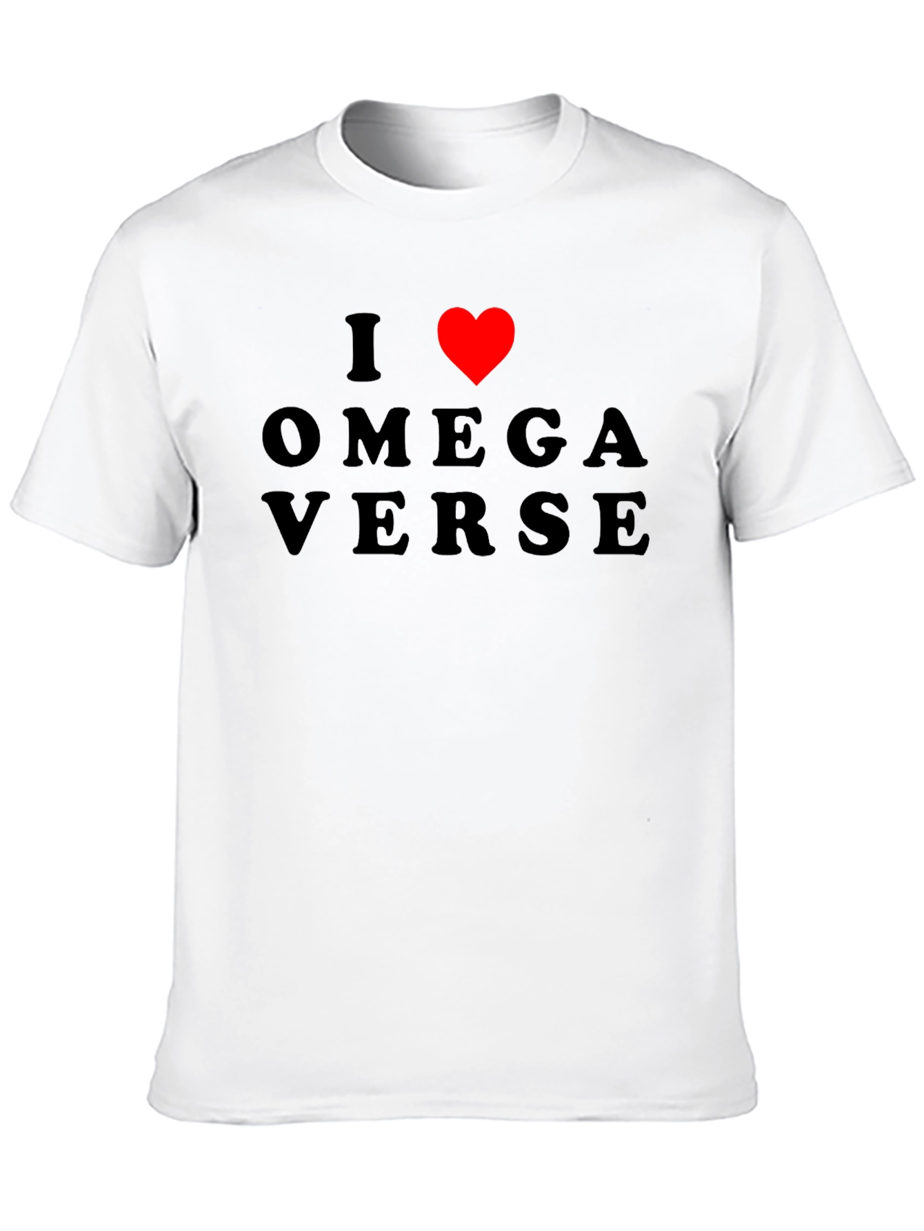 I Heart Omegaverse Graphic Tee - Black