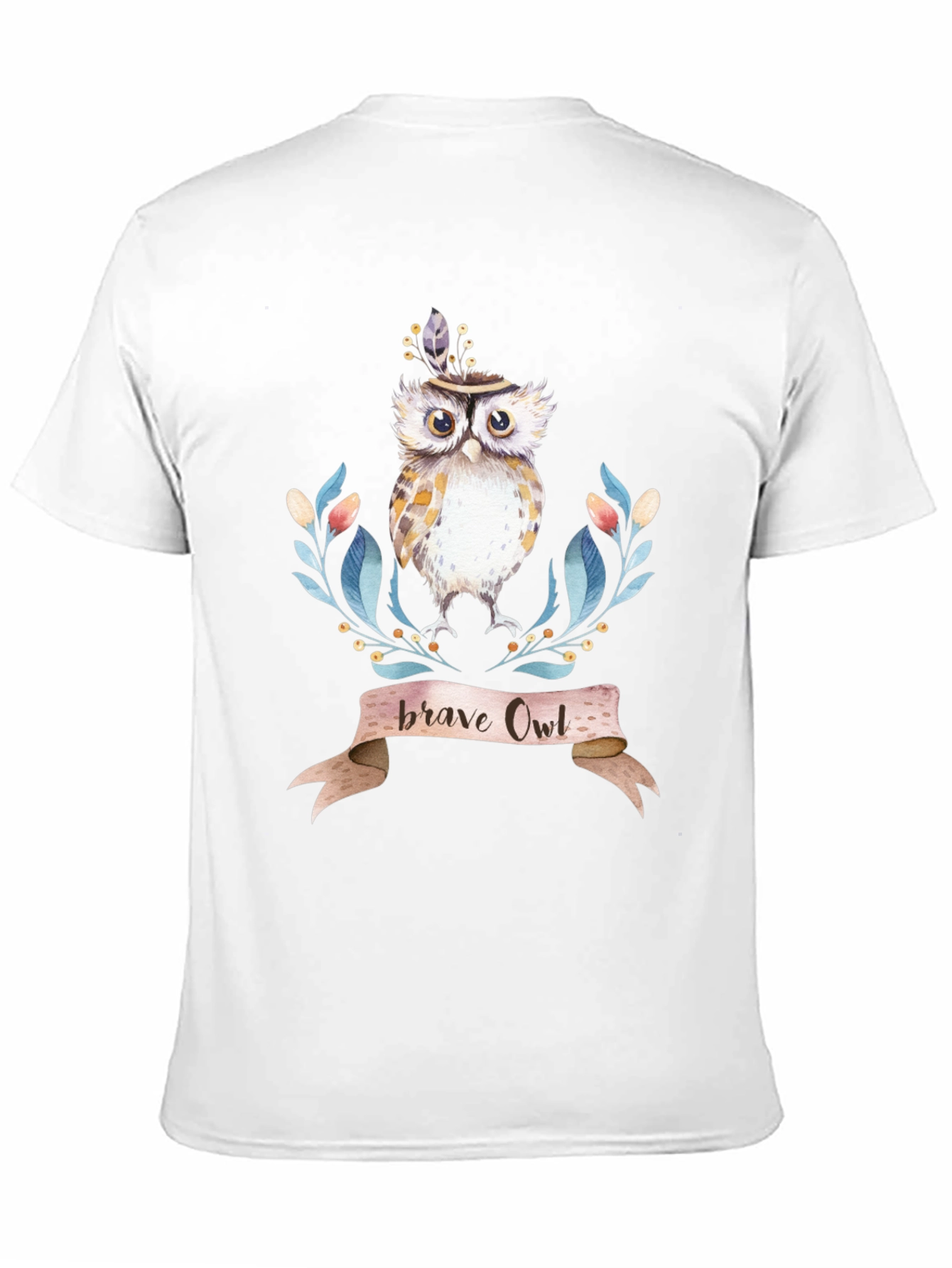 Brave Owl T-Shirt - Bohemian Style