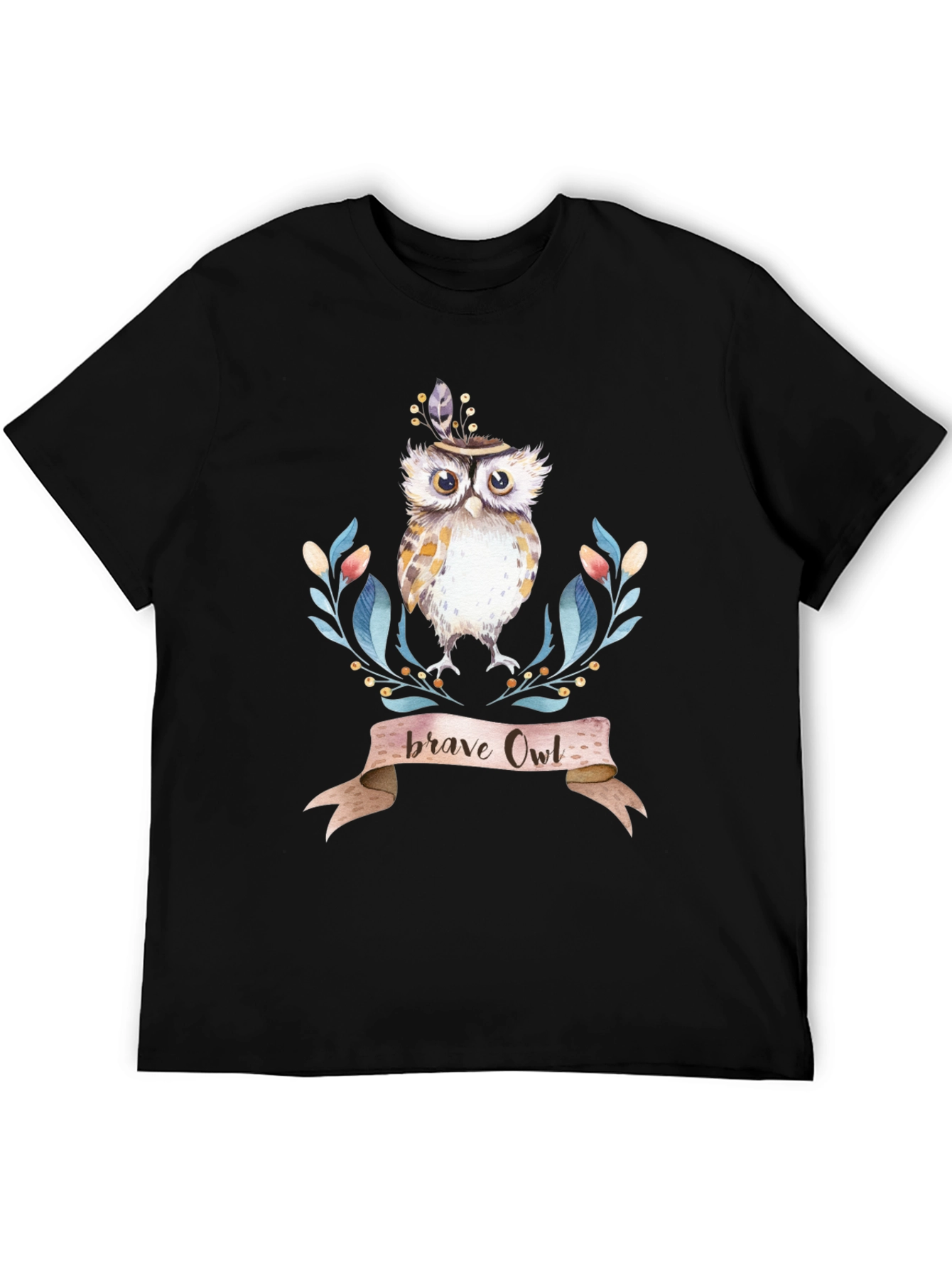 Brave Owl T-Shirt - Bohemian Style