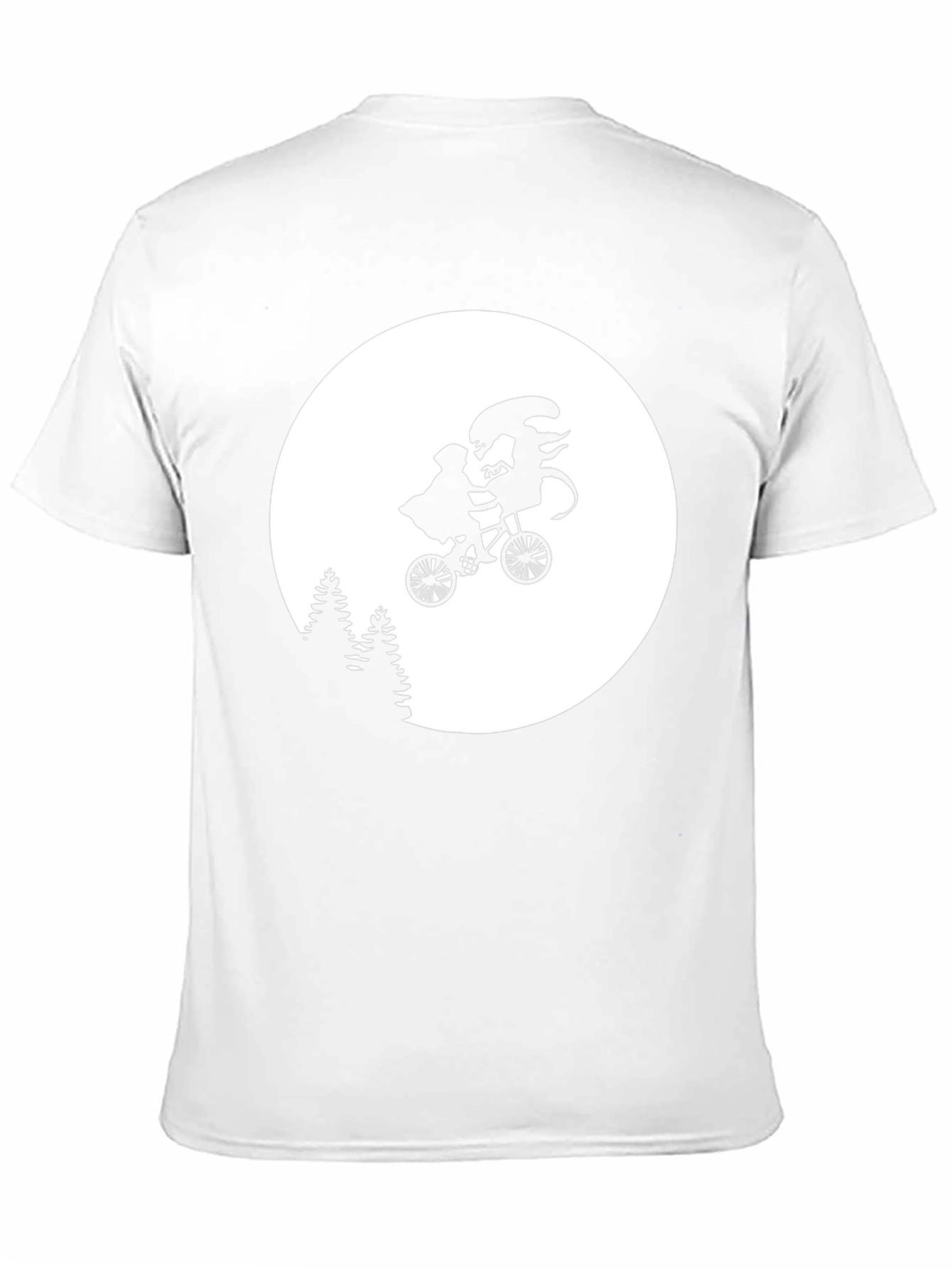 Alien Bike Ride T-Shirt - Sci-Fi Humor Tee