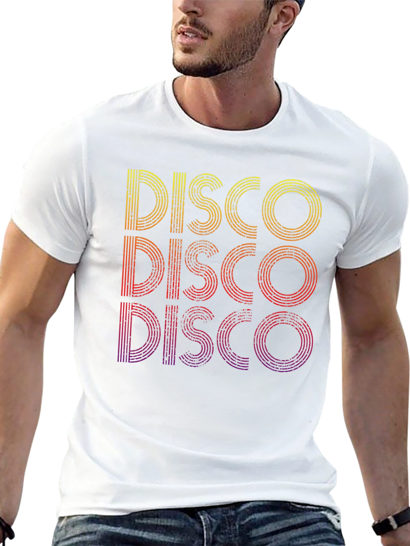 Retro Disco T-Shirt - 70s Style Party Tee