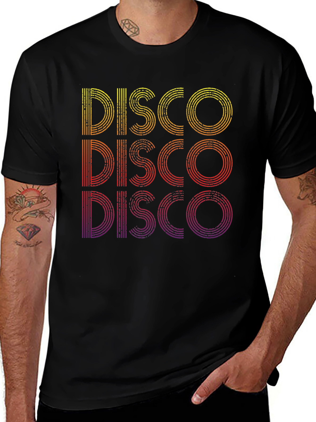 Retro Disco T-Shirt - 70s Style Party Tee