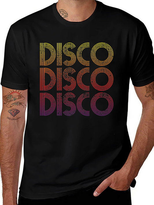 Retro Disco T-Shirt - 70s Style Party Tee