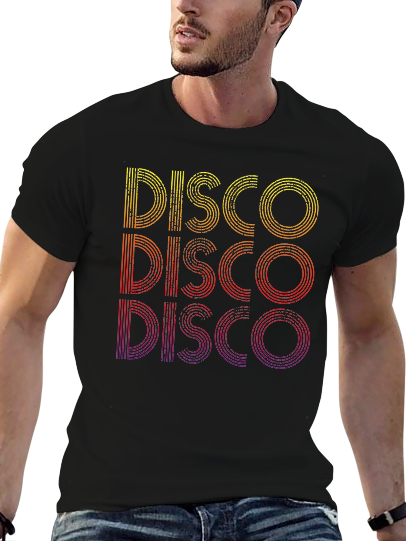 Retro Disco T-Shirt - 70s Style Party Tee