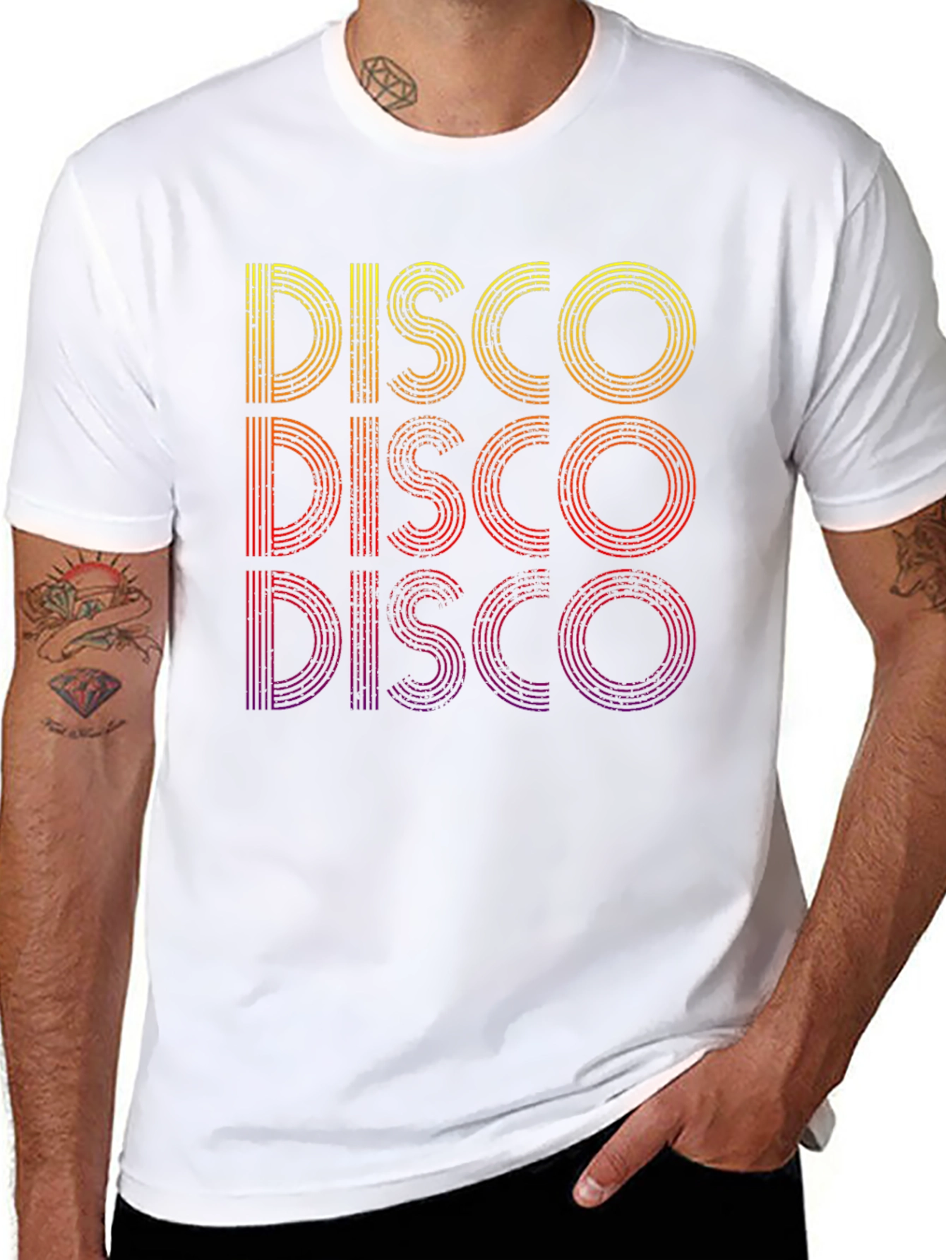 Retro Disco T-Shirt - 70s Style Party Tee