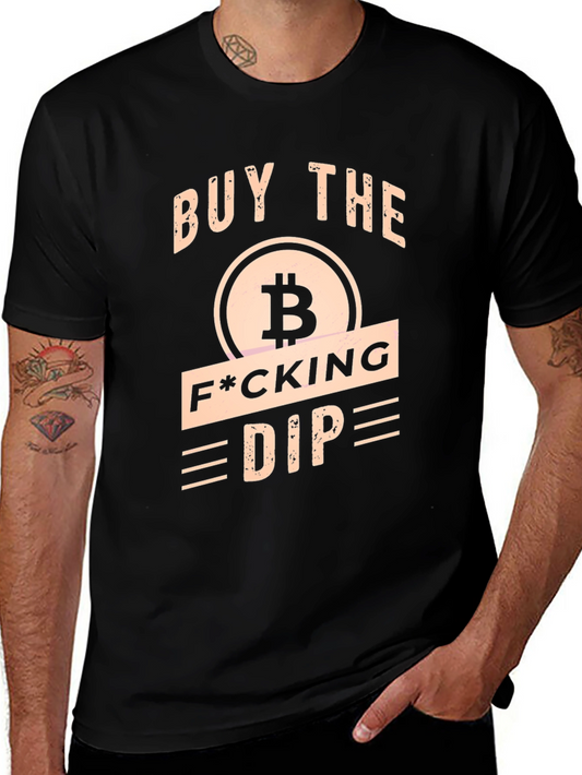 Buy the F*cking Dip Bitcoin Black T-Shirt