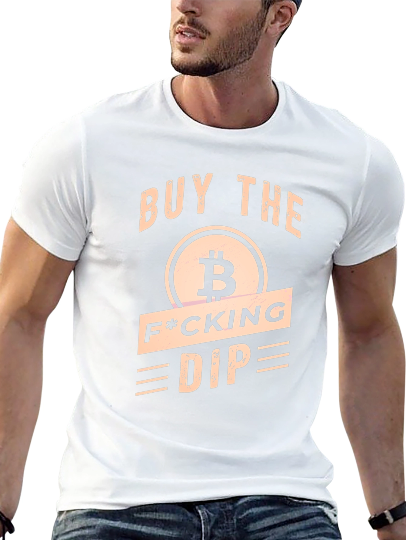 Buy the F*cking Dip Bitcoin Black T-Shirt