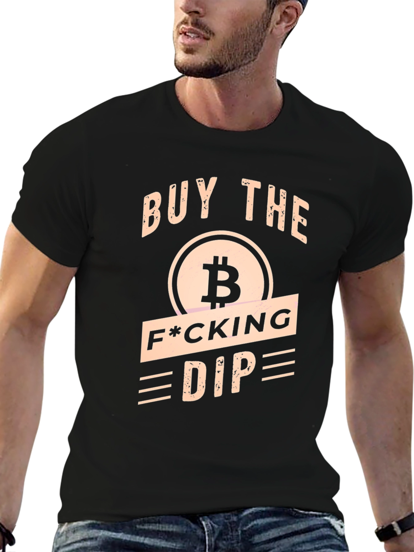 Buy the F*cking Dip Bitcoin Black T-Shirt
