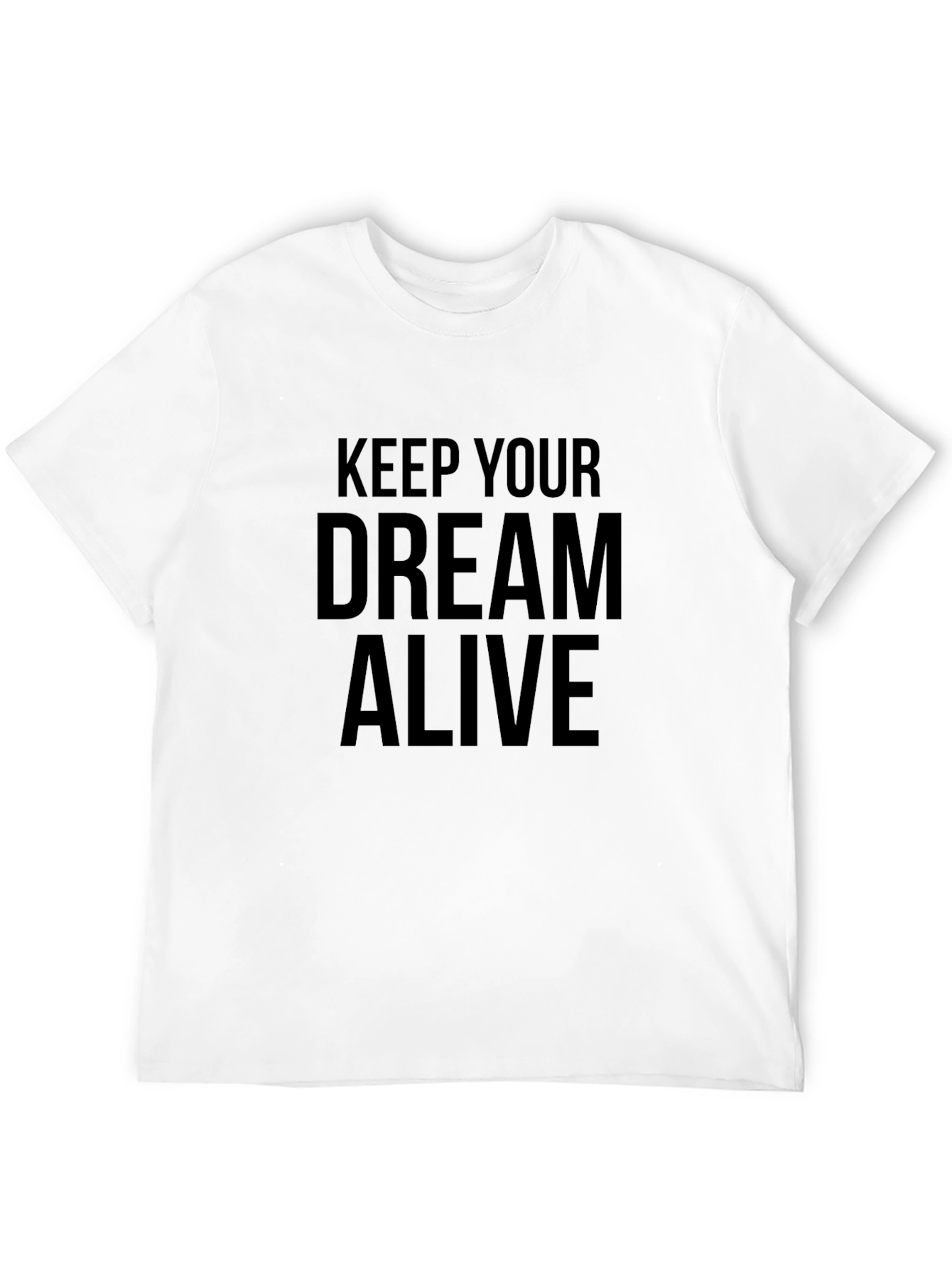 Keep Your Dream Alive Black Graphic Tee