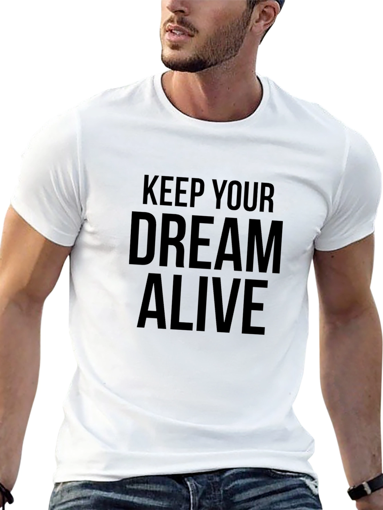 Keep Your Dream Alive Black Graphic Tee