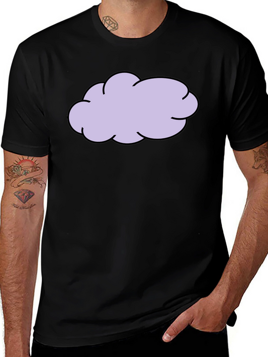 Cloud Graphic Black T-Shirt