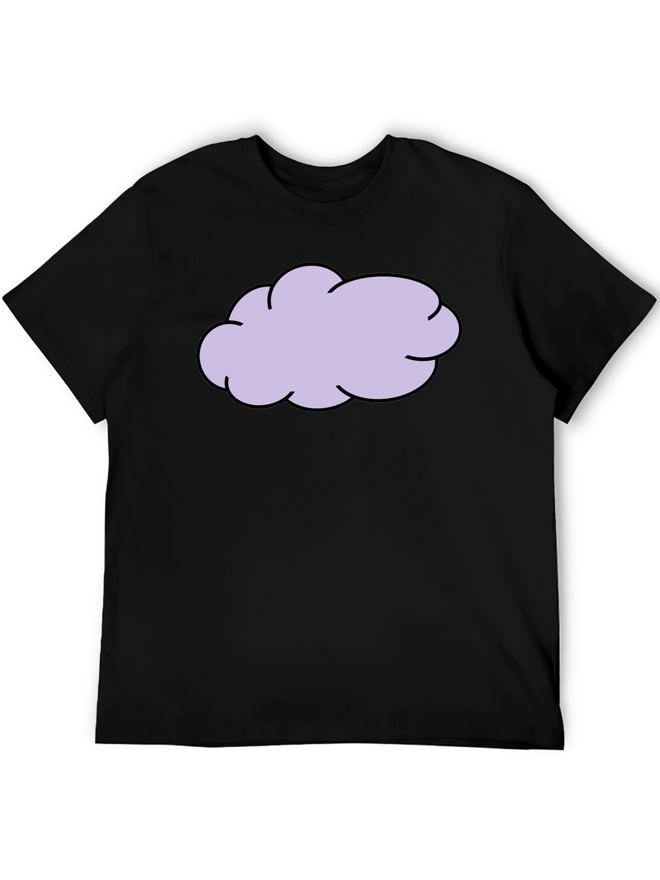 Cloud Graphic Black T-Shirt