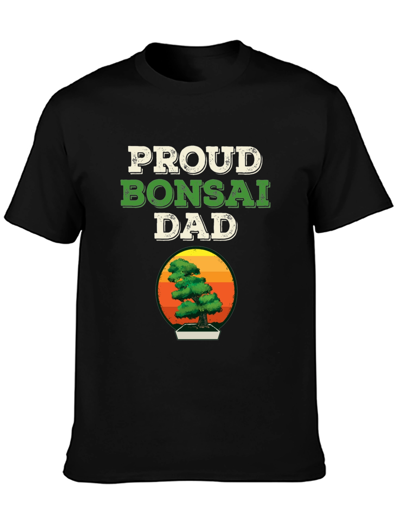 Proud Bonsai Dad T-Shirt - Botanical Gift
