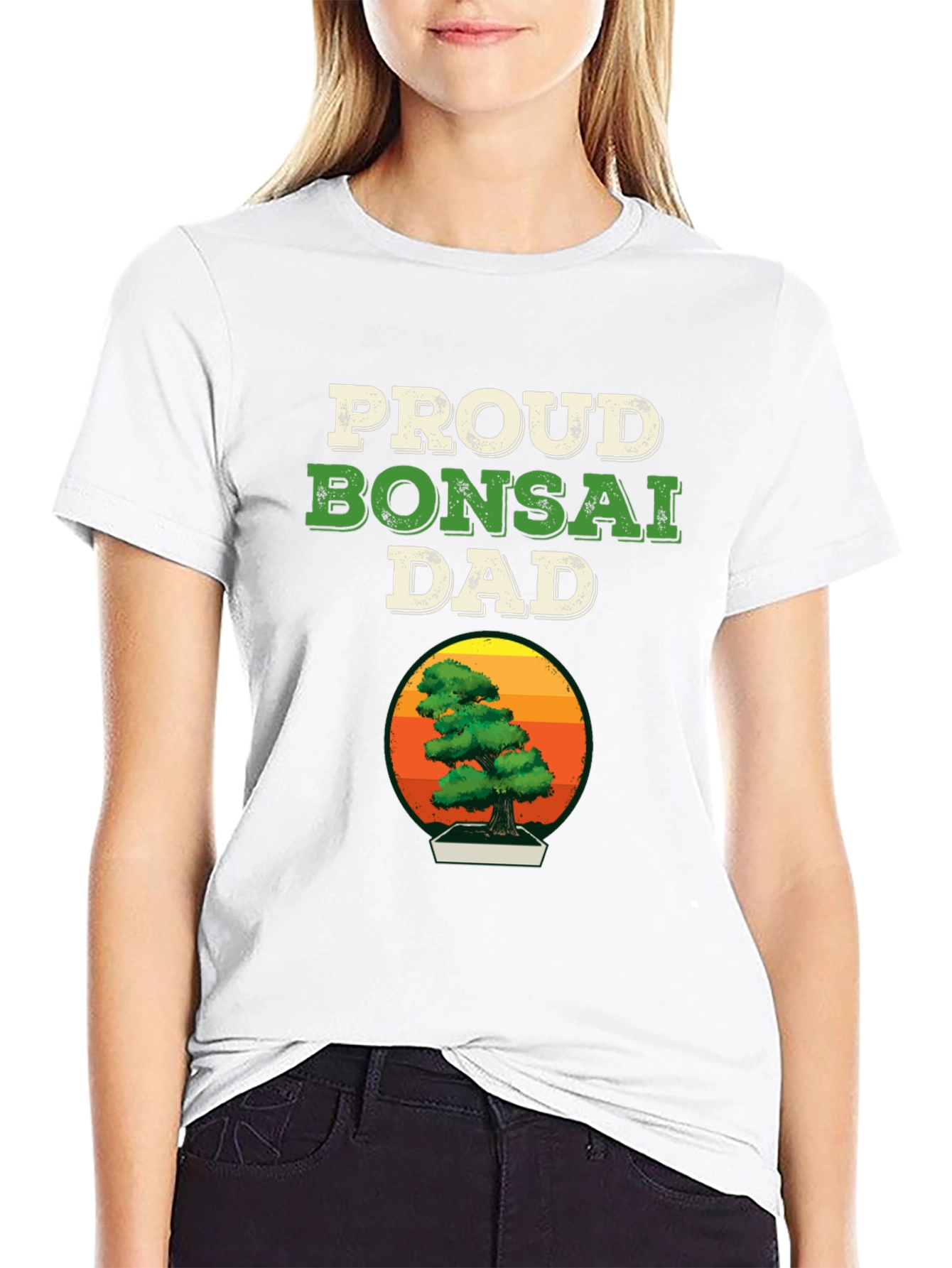 Proud Bonsai Dad T-Shirt - Botanical Gift