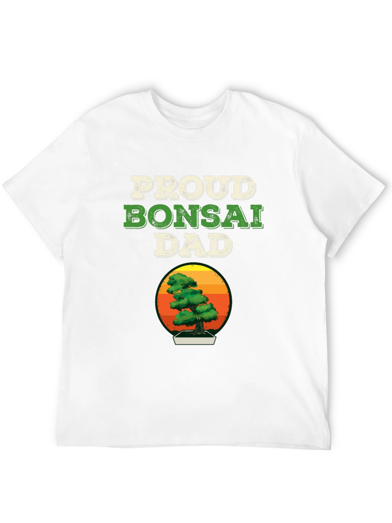 Proud Bonsai Dad T-Shirt - Botanical Gift