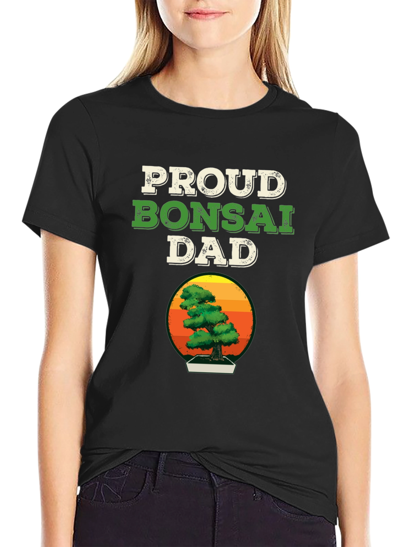Proud Bonsai Dad T-Shirt - Botanical Gift