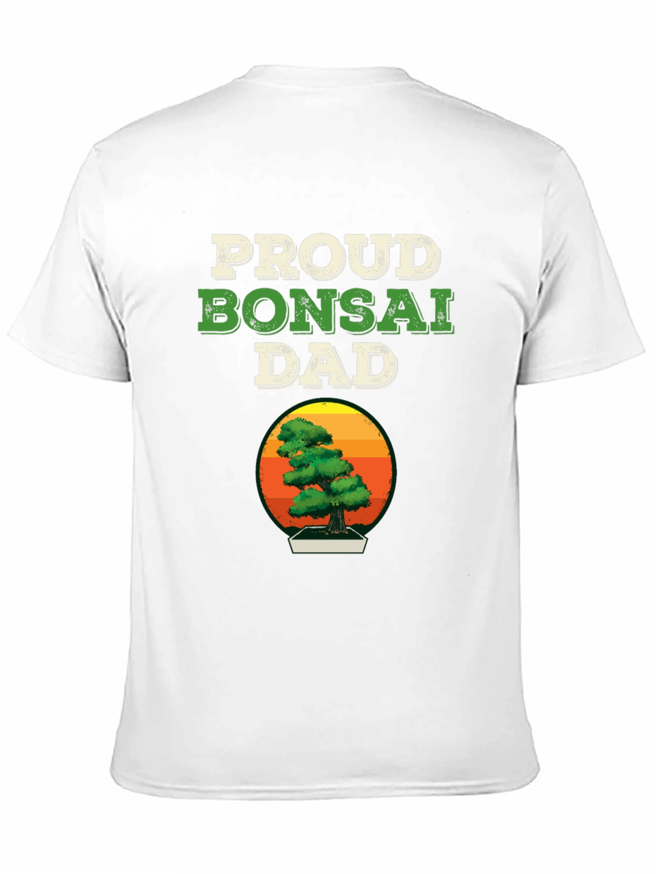 Proud Bonsai Dad T-Shirt - Botanical Gift