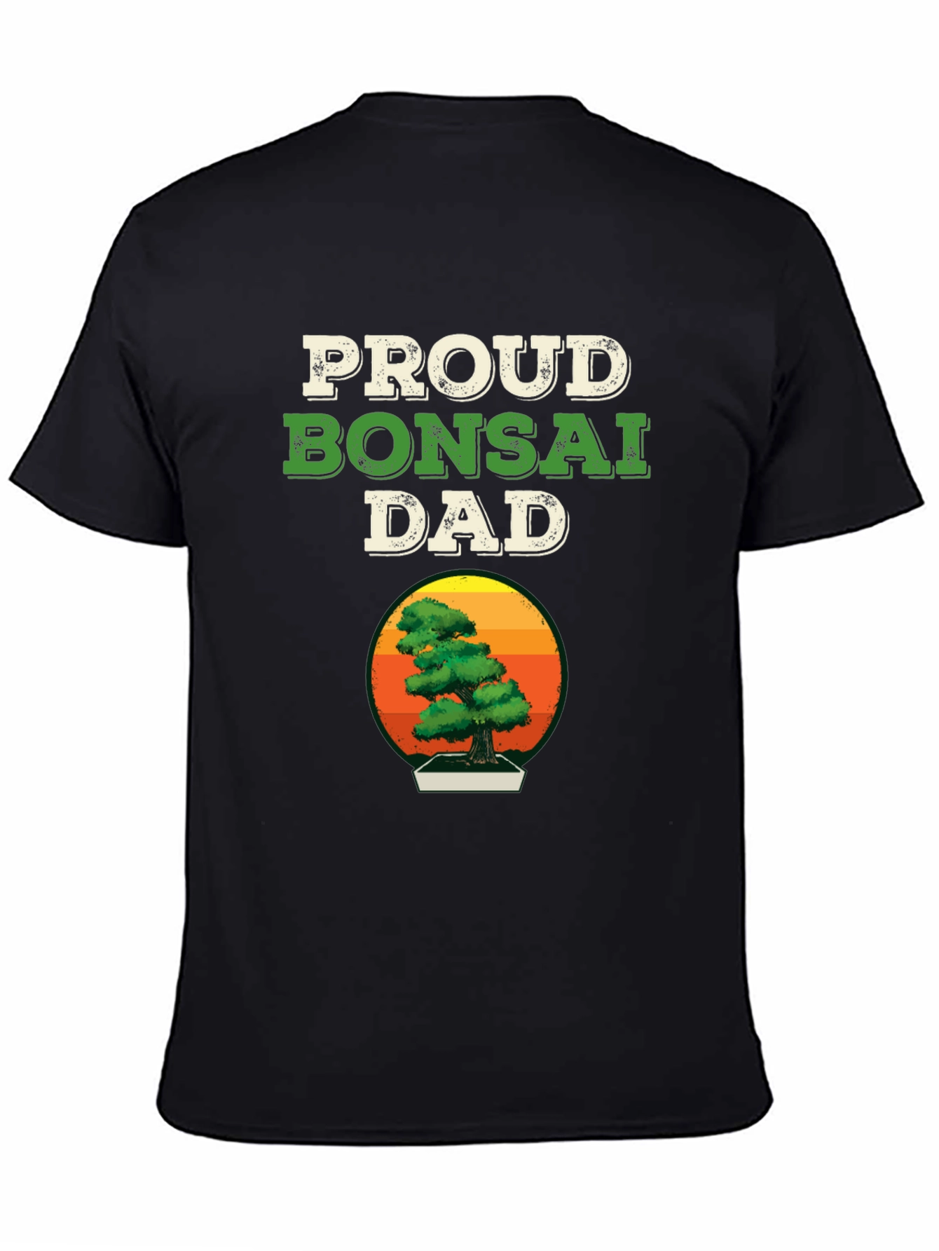 Proud Bonsai Dad T-Shirt - Botanical Gift