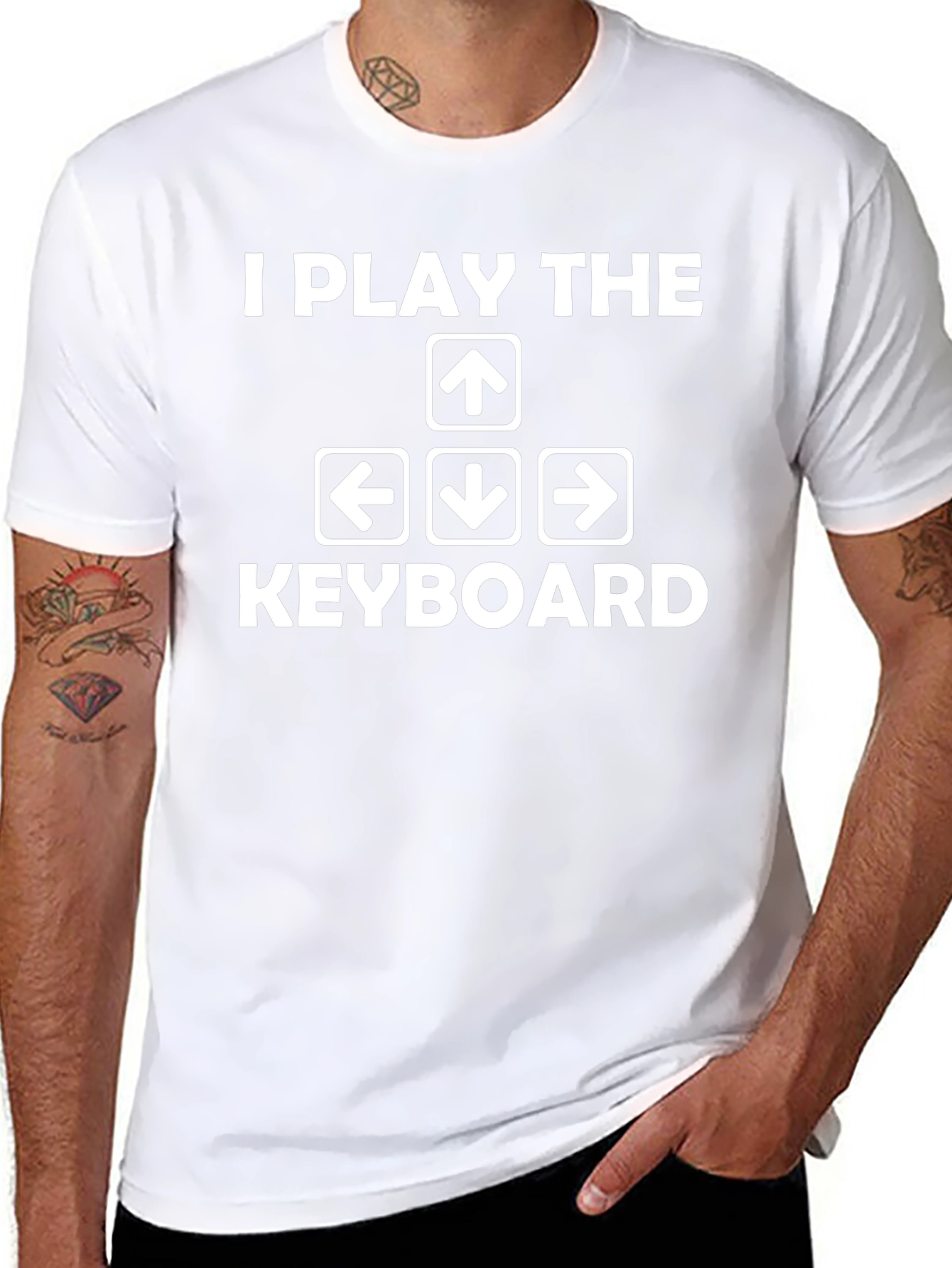 I Play the Keyboard T-Shirt - Gamer Humor