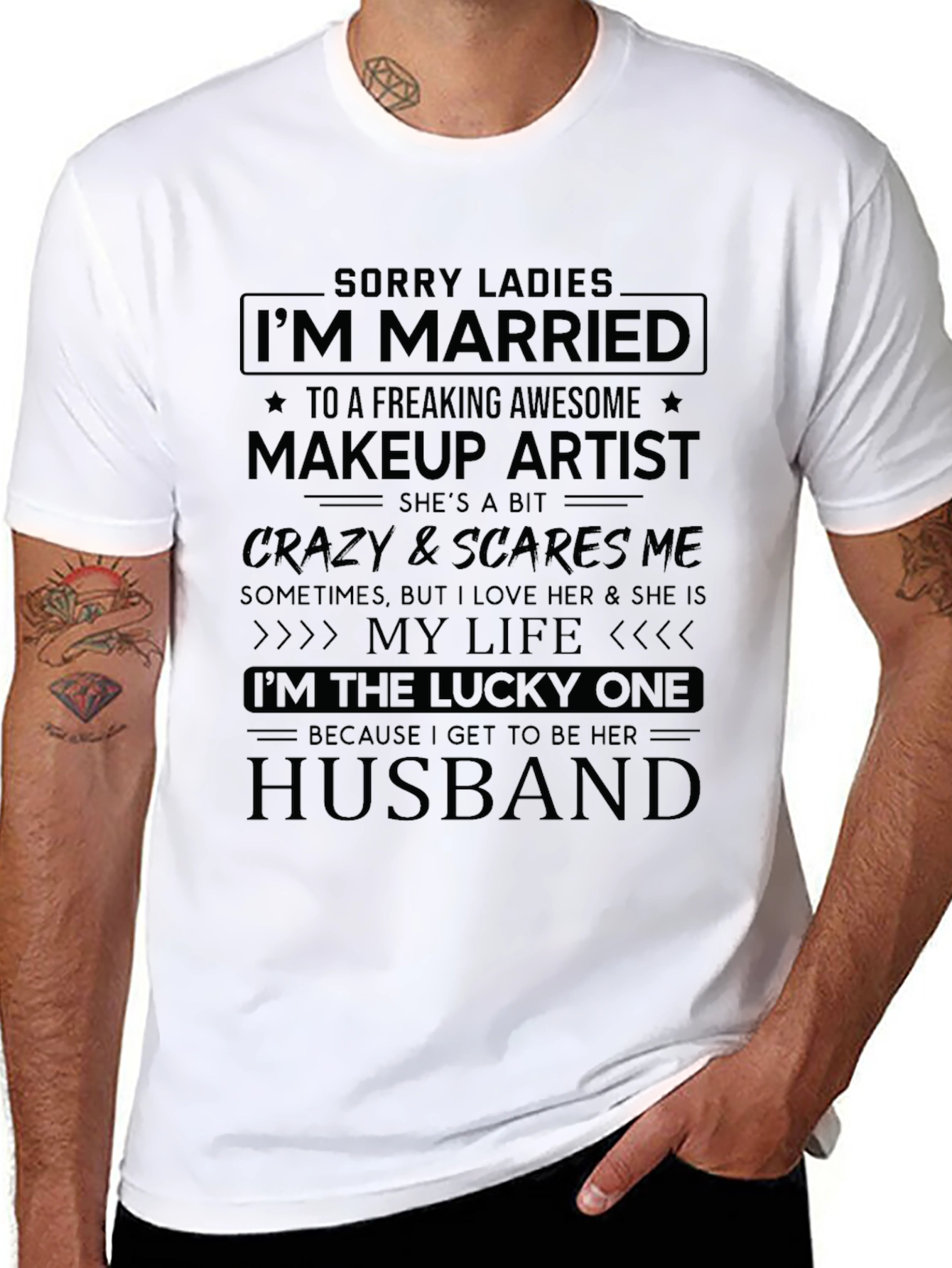 Im Married To Makeup Artist Graphic T-Shirt