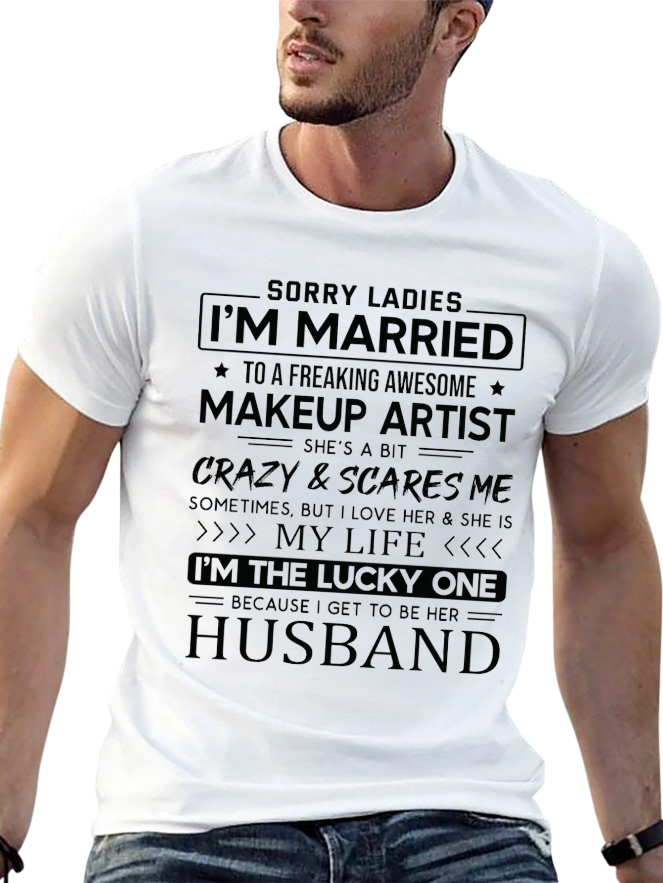 Im Married To Makeup Artist Graphic T-Shirt