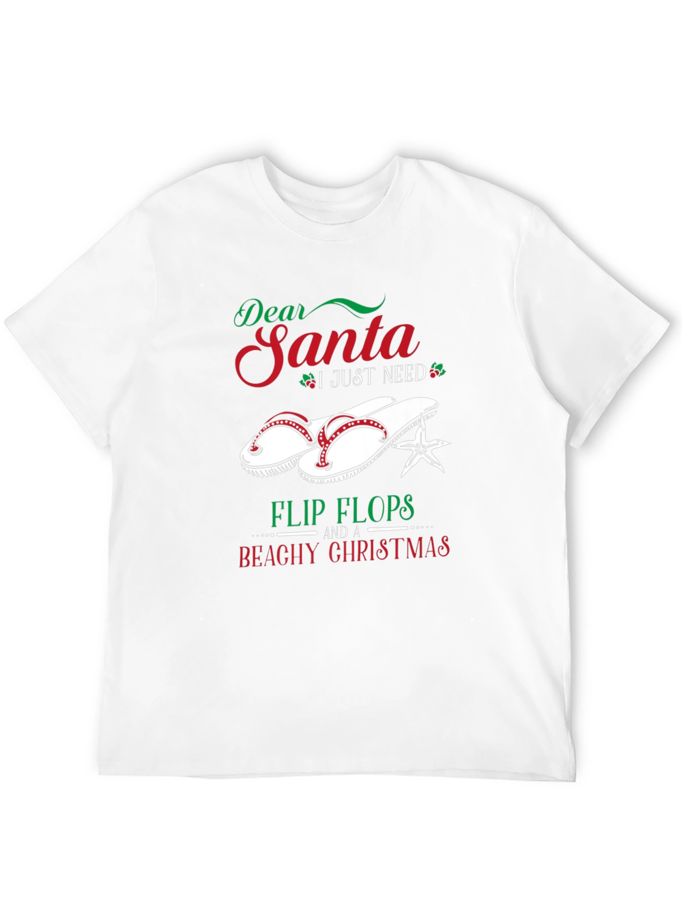 Dear Santa Beachy Christmas Graphic Tee