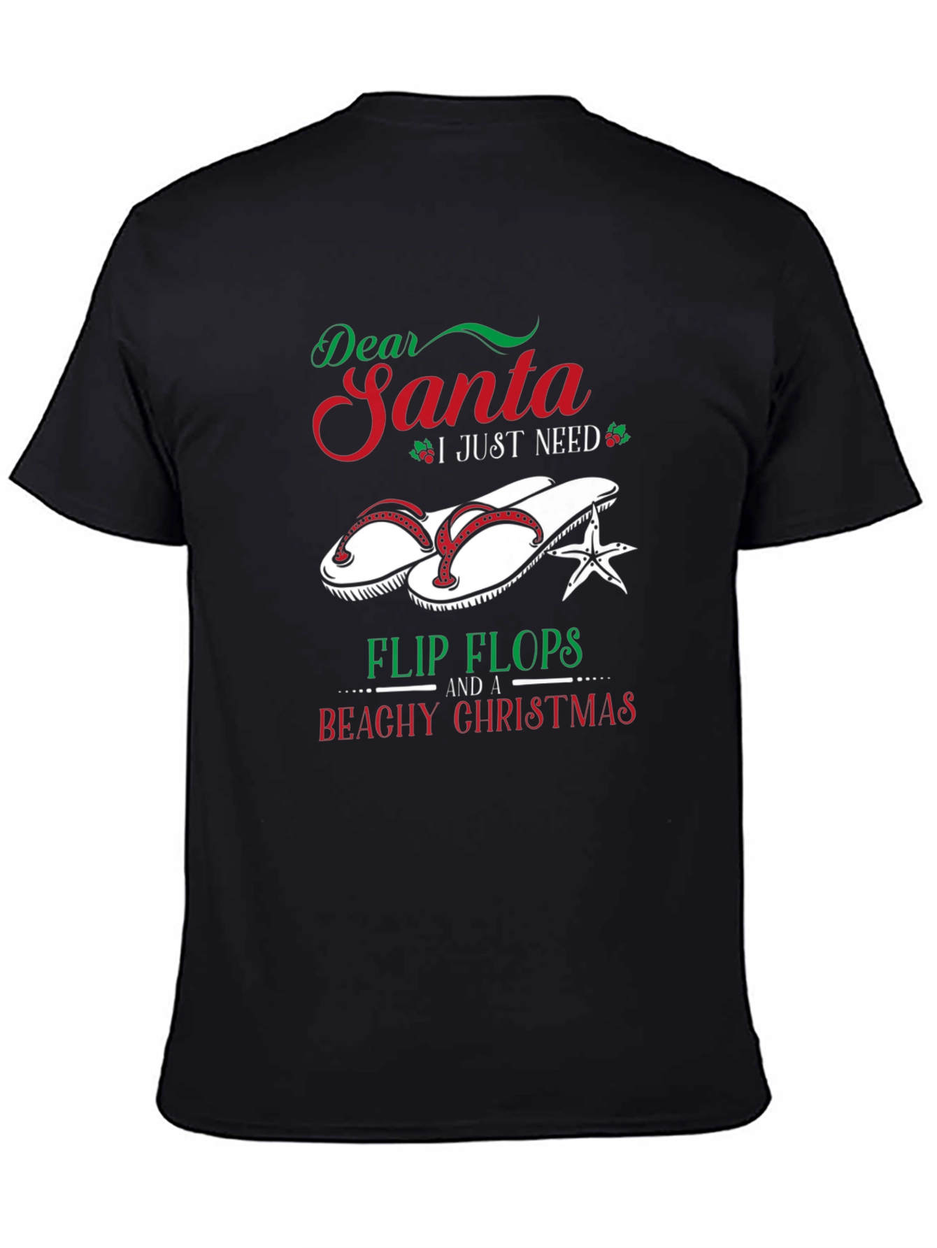Dear Santa Beachy Christmas Graphic Tee