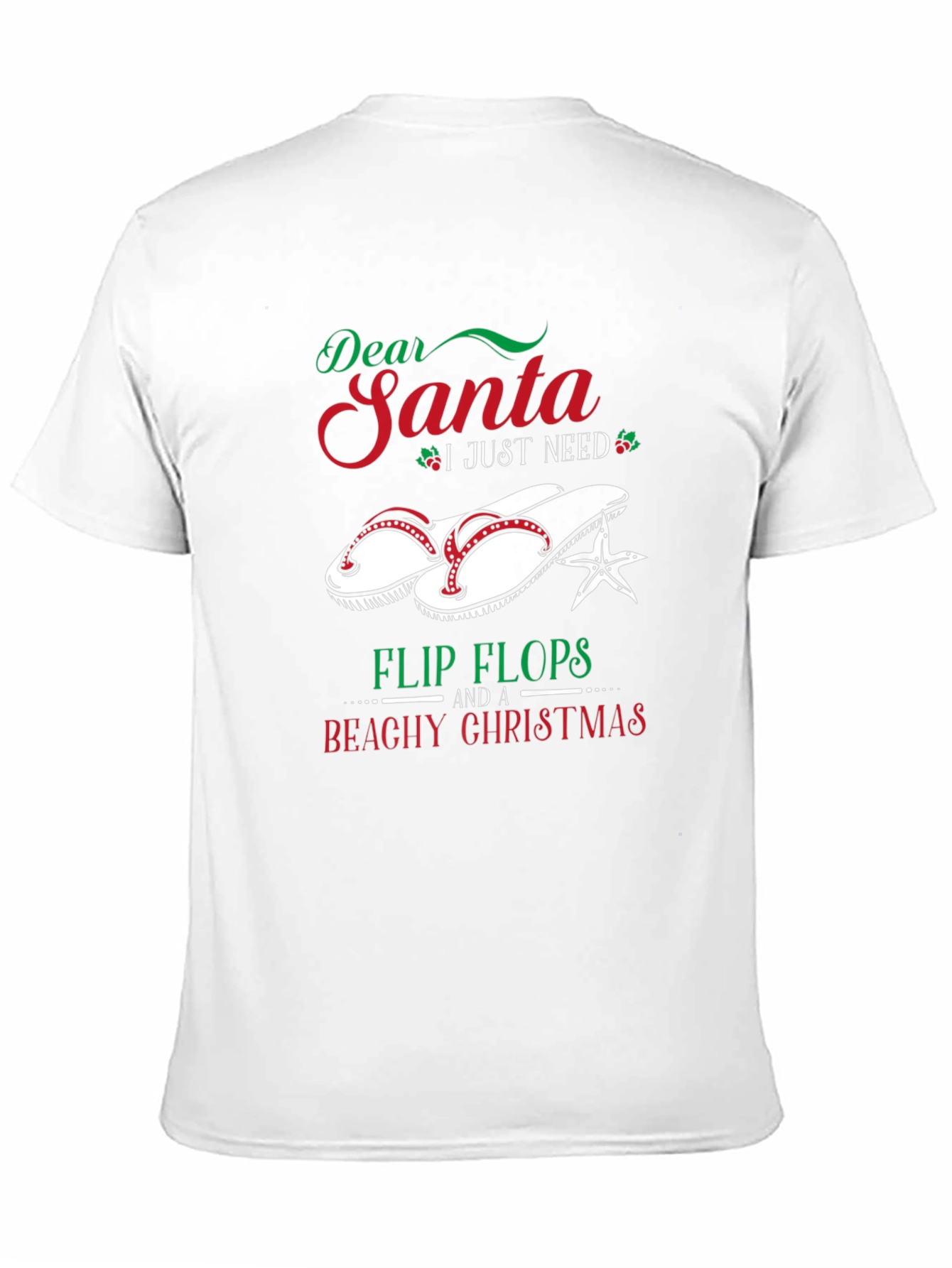 Dear Santa Beachy Christmas Graphic Tee